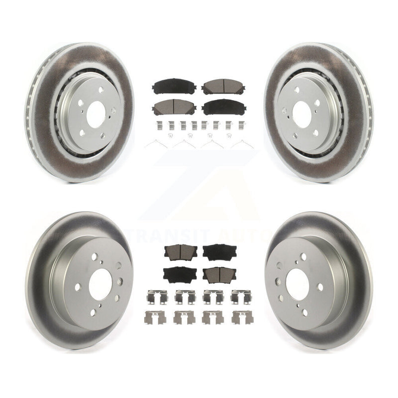 Transit Auto KGC-102318 Disc Brake Kit for 2022 Toyota Camry - Front and Rear