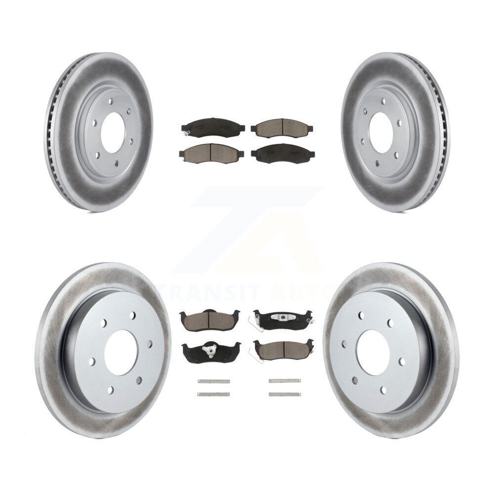 Transit Auto KGC-102320 Disc Brake Kit for 2007 Nissan TITAN - Front and Rear