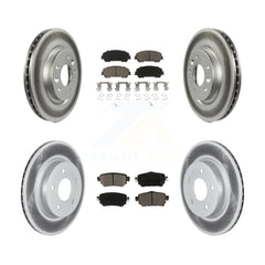 Transit Auto KGC-102323 Disc Brake Kit for 2019-2023 Nissan Rogue, Nissan Rogue Sport, Nissan Qashqai - Front and Rear