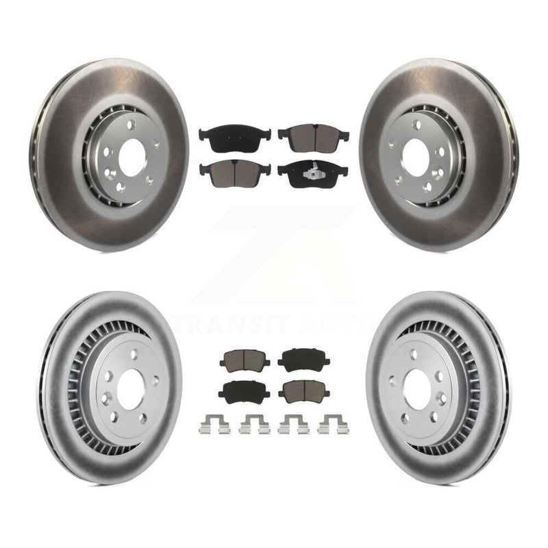 Transit Auto KGC-102327 Disc Brake Kit for 2017 Volvo XC60 - Front and Rear