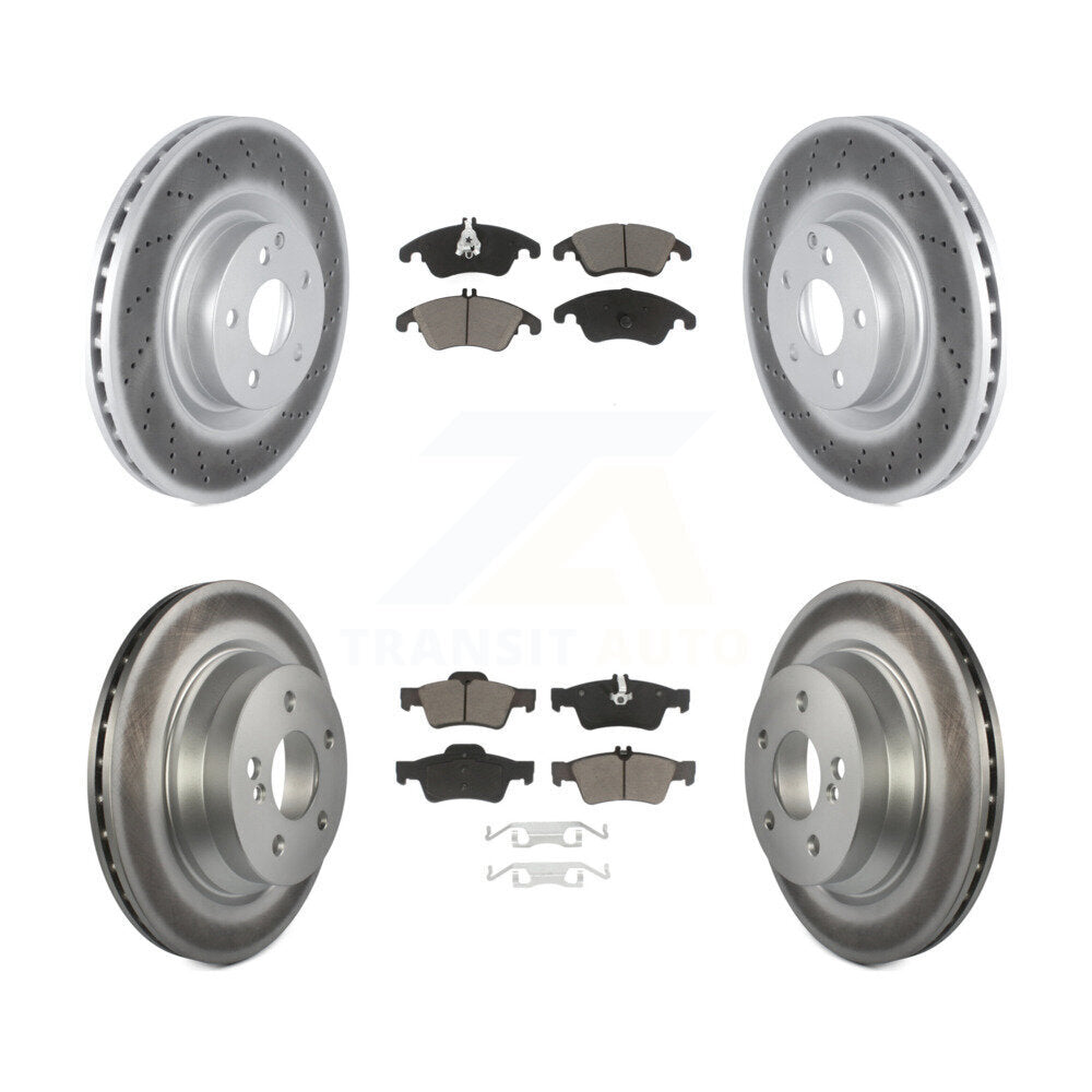 Transit Auto KGC-102329 Disc Brake Kit for 2015-2016 Mercedes-Benz E400 - Front and Rear