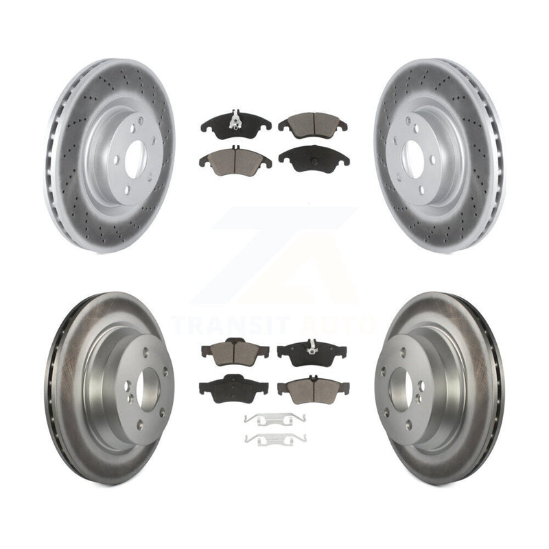 Transit Auto KGC-102329 Disc Brake Kit for 2015-2016 Mercedes-Benz E400 - Front and Rear