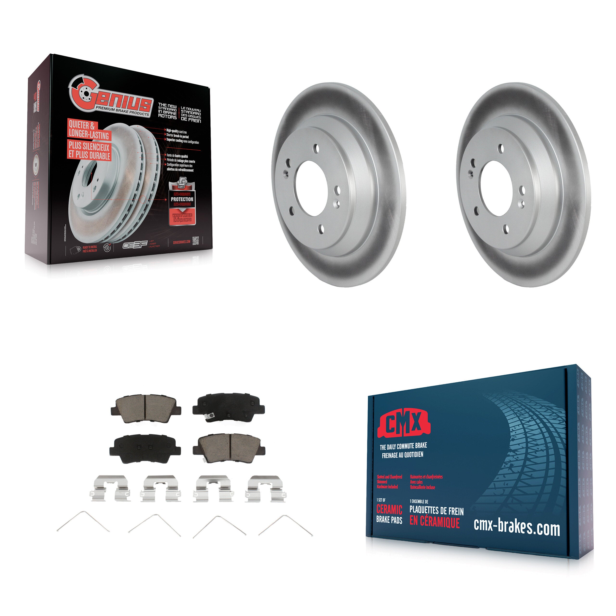 Transit Auto KGC-102332 Disc Brake Kit for 2020-2022 Kia Soul - Rear