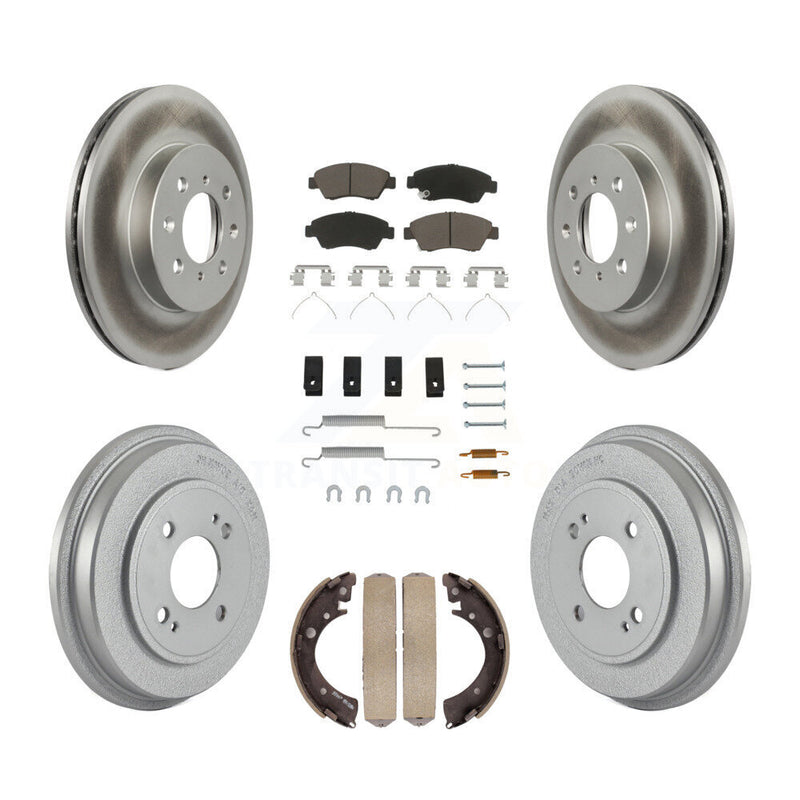 Transit Auto KGC-102337 Disc Brake Kit for 2004-2005 Honda Civic - Front and Rear