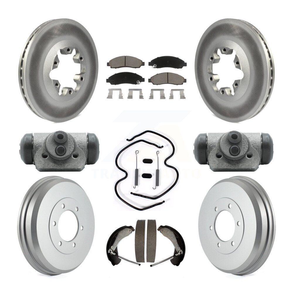 Transit Auto KGC-102340 Disc Brake Kit for 2004-2008 Isuzu i-290, Isuzu i-370 and More - Front and Rear