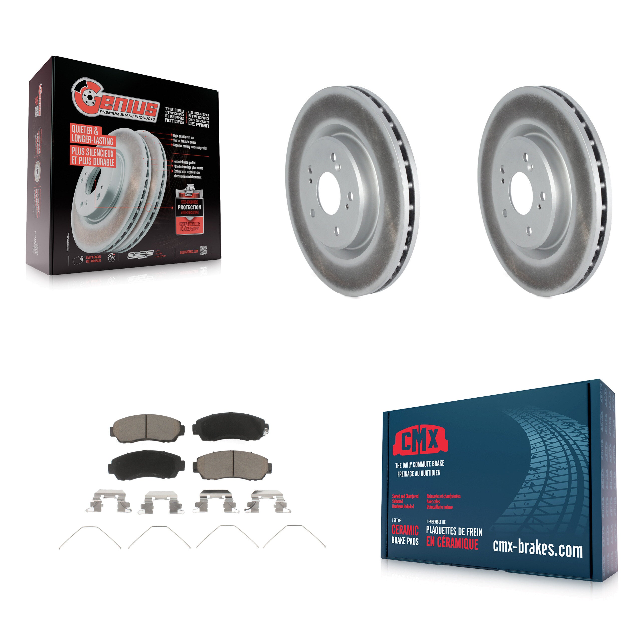 Transit Auto KGC-102347 Disc Brake Kit for 2019-2024 Acura RDX - Front