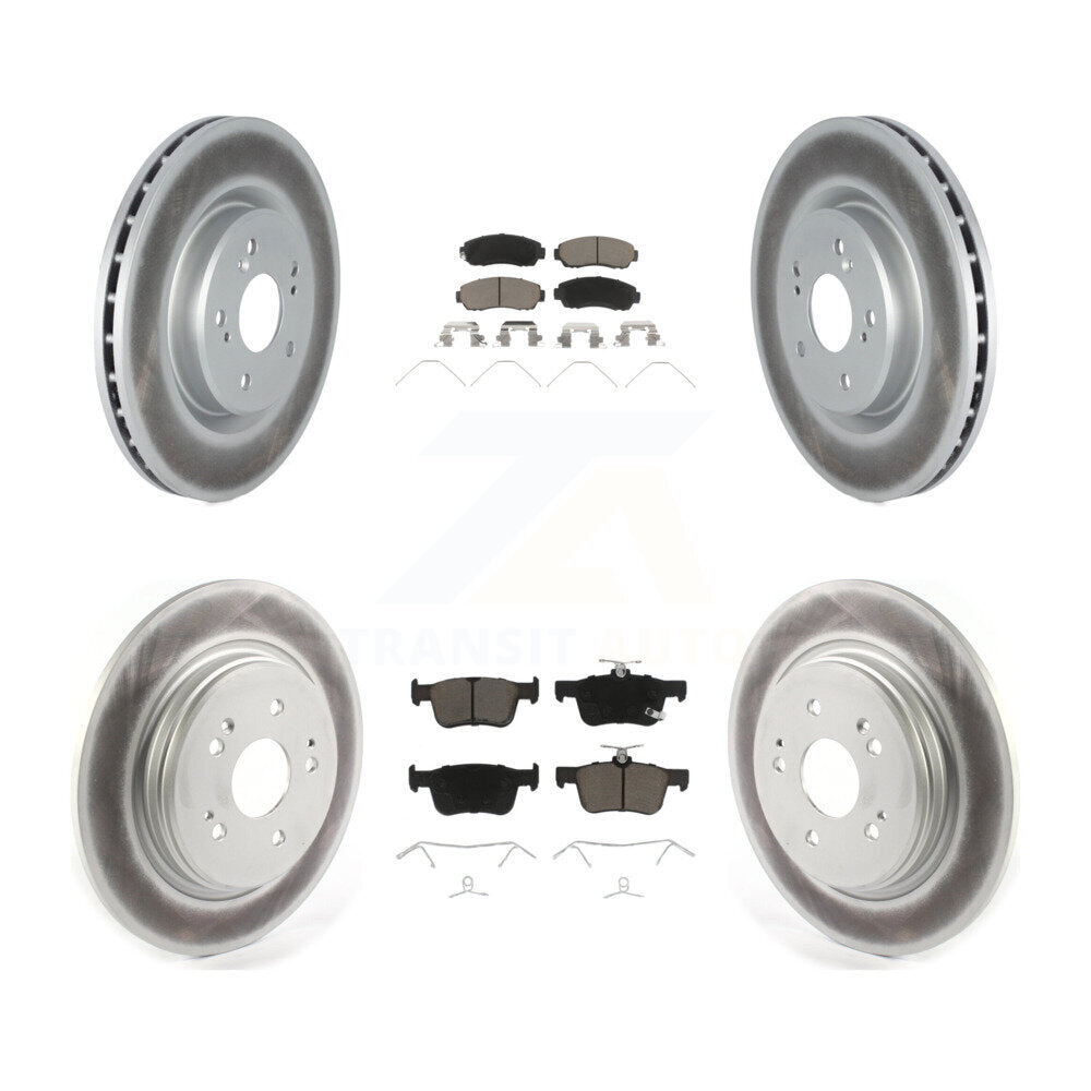 Transit Auto KGC-102362 Disc Brake Kit for 2019-2021 Acura RDX - Front and Rear