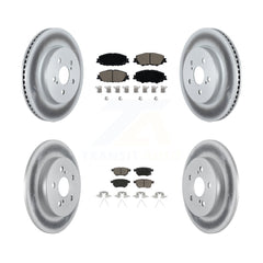 Transit Auto KGC-102373 Disc Brake Kit for 2019 Toyota Corolla - Front and Rear