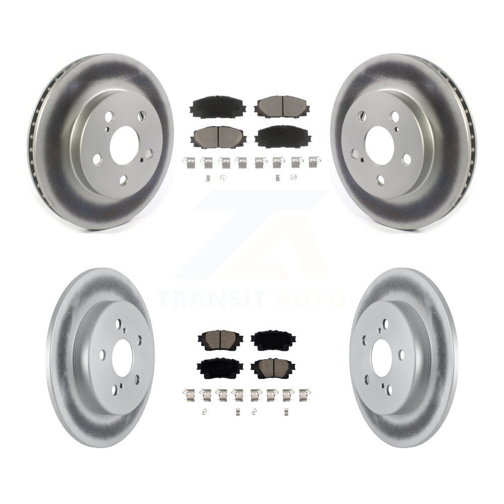 Transit Auto KGC-102374 Disc Brake Kit for 2020-2022 Toyota Corolla - Front and Rear