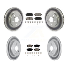 Transit Auto KGC-102374 Disc Brake Kit for 2020-2022 Toyota Corolla - Front and Rear