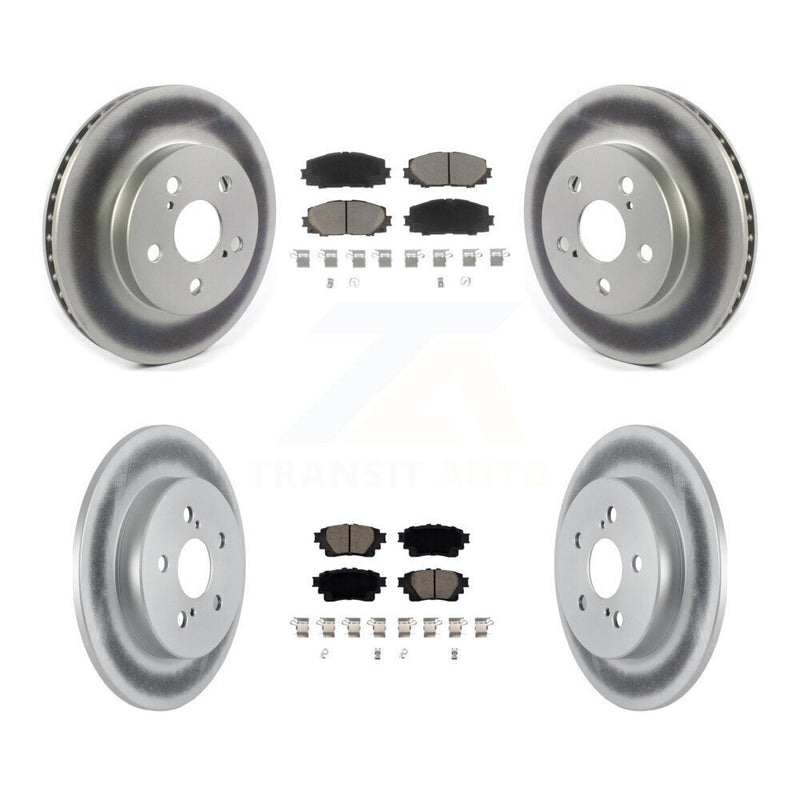 Transit Auto KGC-102374 Disc Brake Kit for 2020-2022 Toyota Corolla - Front and Rear