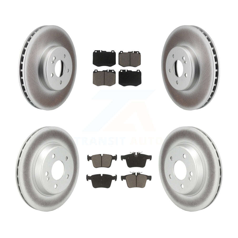 Transit Auto KGC-102383 Disc Brake Kit for 2015-2018 Mercedes-Benz C300, Mercedes-Benz C350e, Mercedes-Benz C400 - Front and Rear