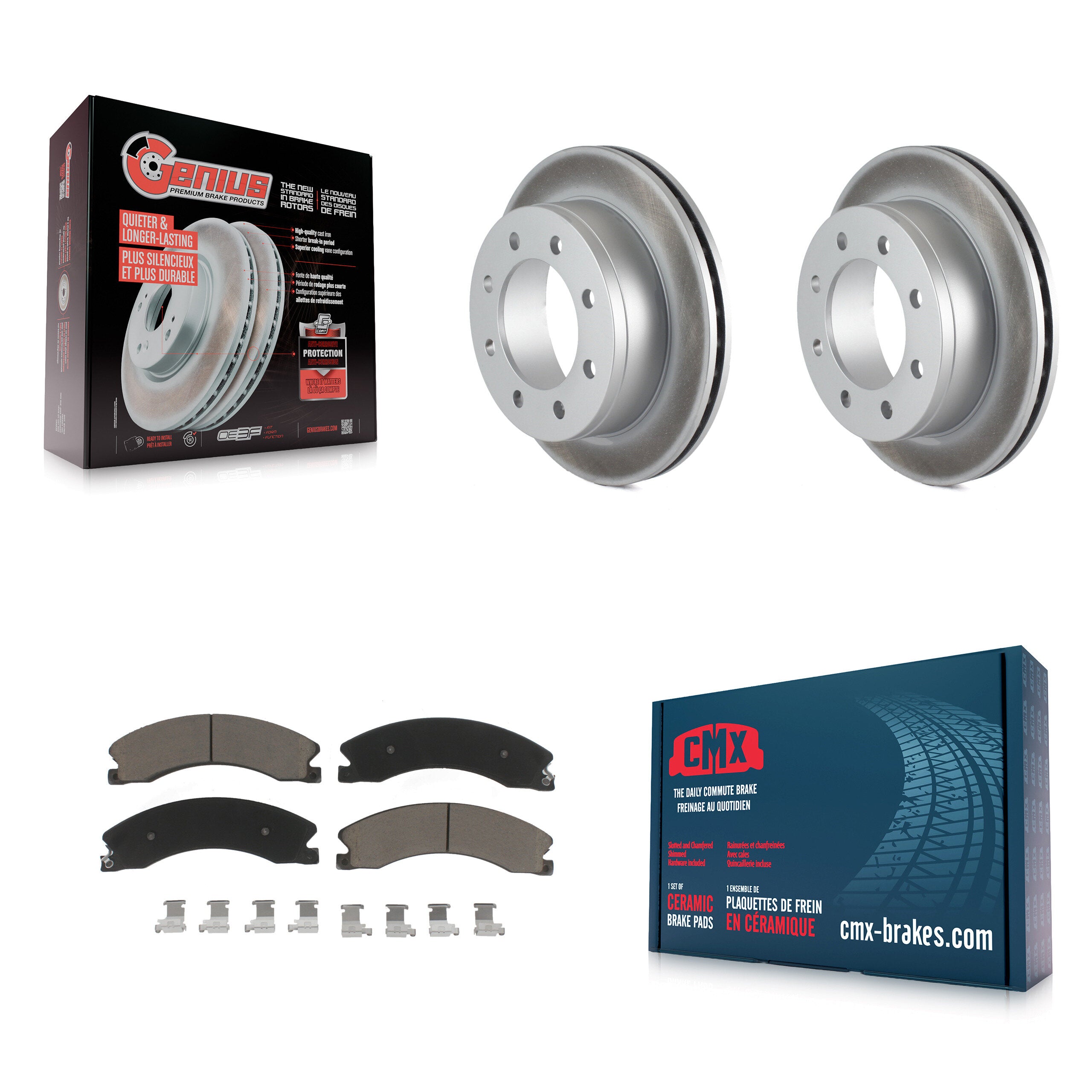 Transit Auto KGC-102384 Disc Brake Kit for 2010-2011 Chevrolet Express 4500 - Rear