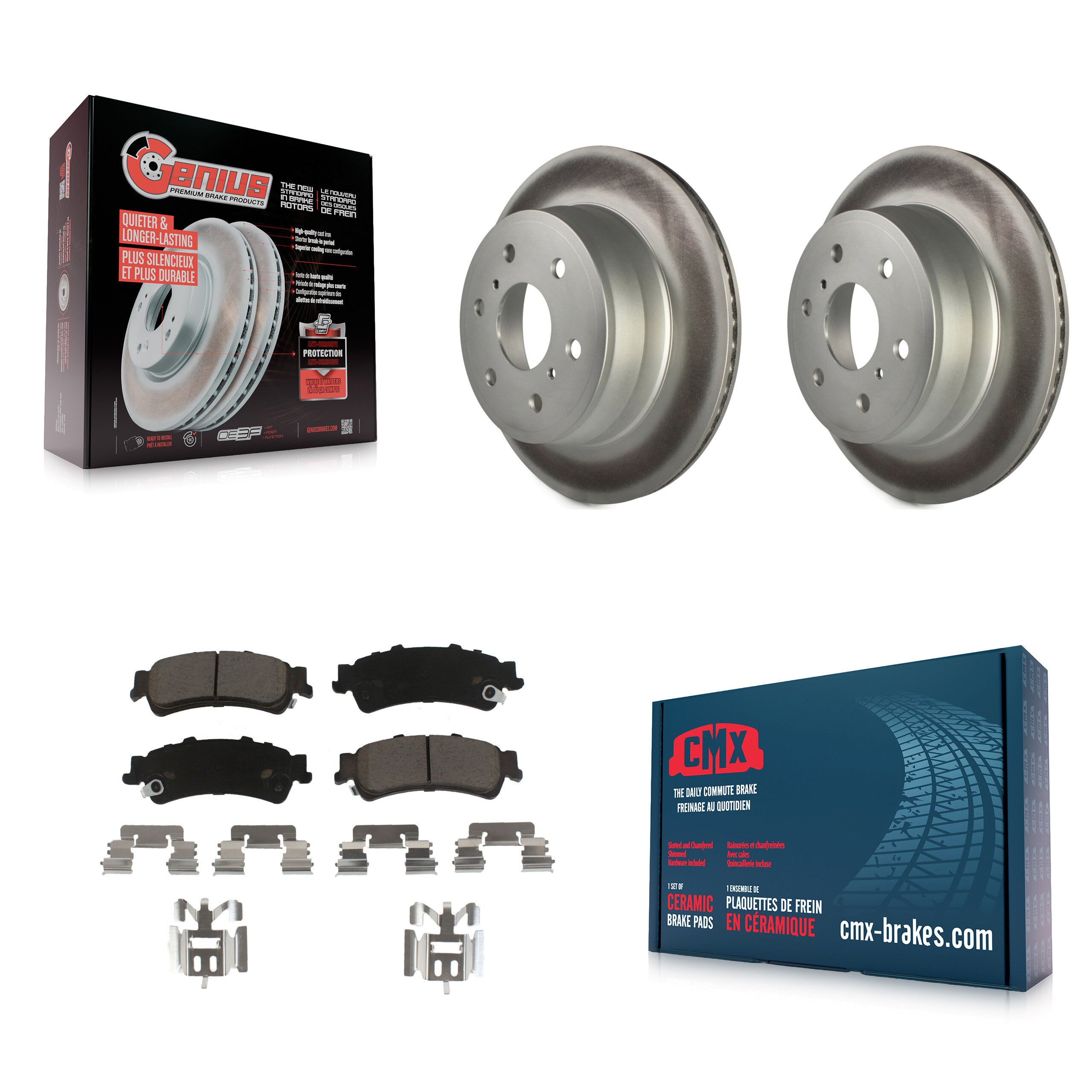 Transit Auto KGC-102390 Disc Brake Kit for 2007 GMC Sierra 1500 Classic - Rear