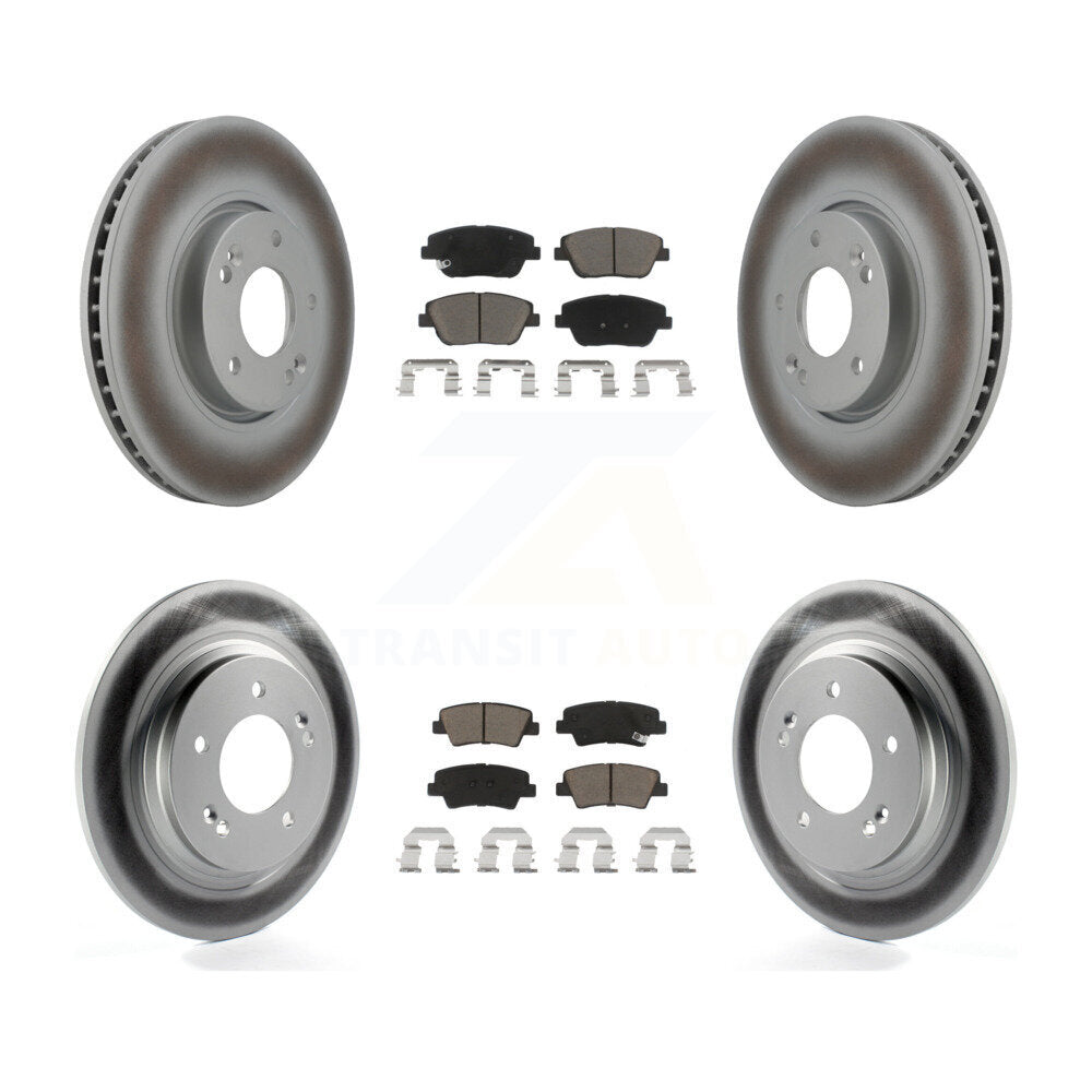 Transit Auto KGC-102399 Disc Brake Kit for 2015 Hyundai Sonata - Front and Rear