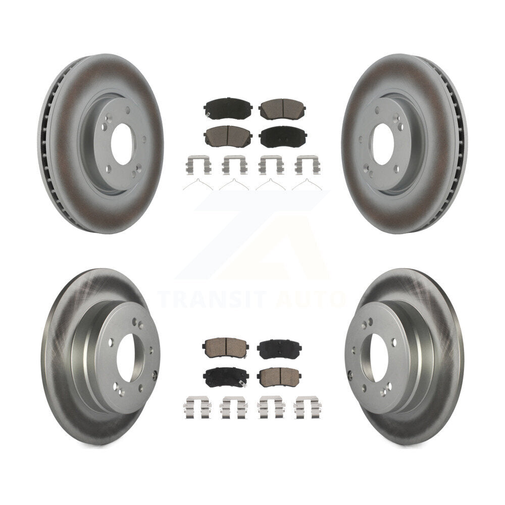 Transit Auto KGC-102401 Disc Brake Kit for 2016 Hyundai Sonata - Front and Rear