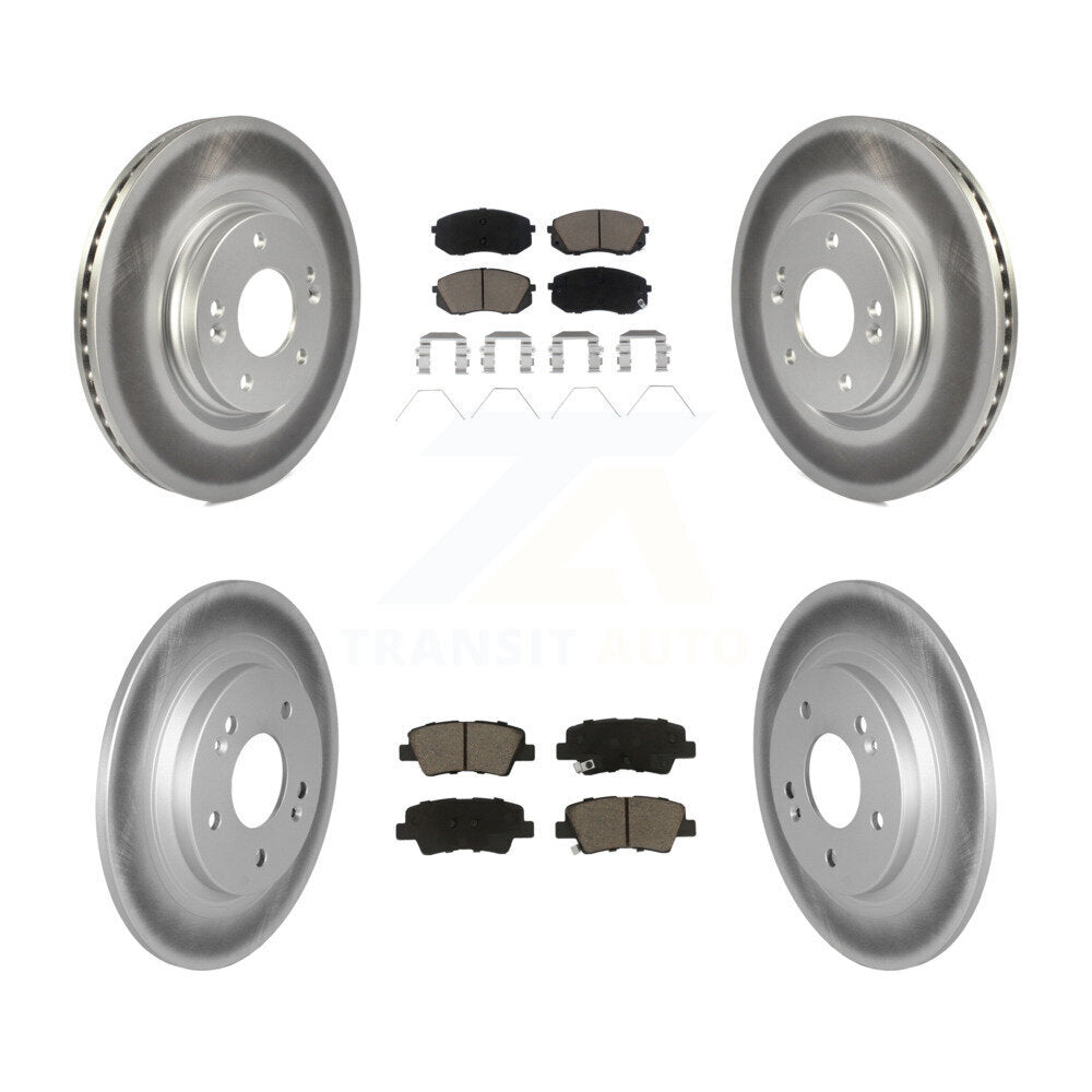 Transit Auto KGC-102405 Disc Brake Kit for 2022-2023 Hyundai Kona - Front and Rear