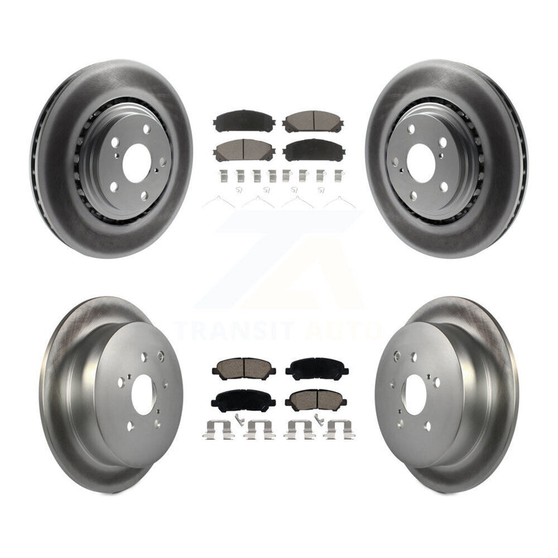 Transit Auto KGC-102407 Disc Brake Kit for 2014 Toyota Highlander - Front and Rear
