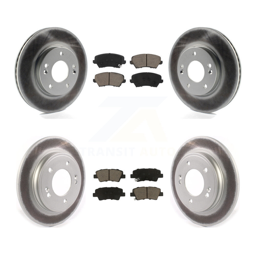 Transit Auto KGC-102410 Disc Brake Kit for 2019-2021 Hyundai Veloster - Front and Rear