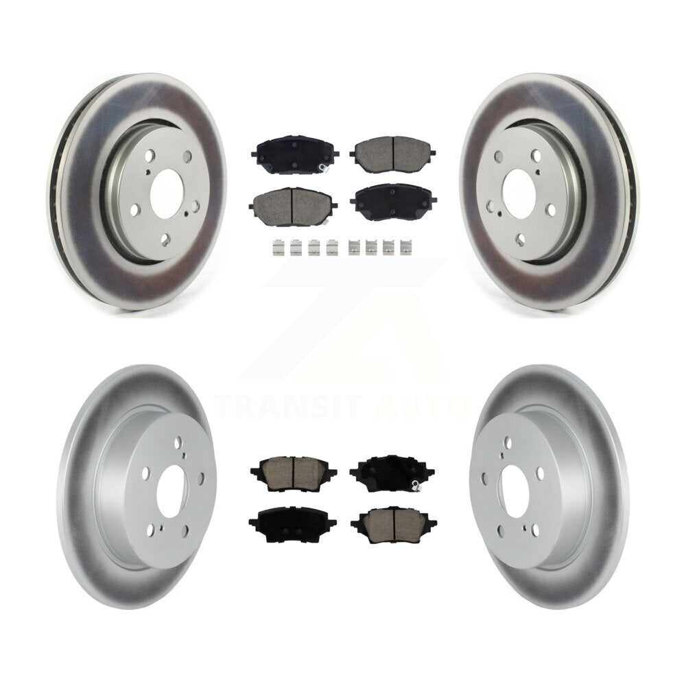 Transit Auto KGC-102413 Disc Brake Kit for 2019-2021 Toyota C-HR - Front and Rear
