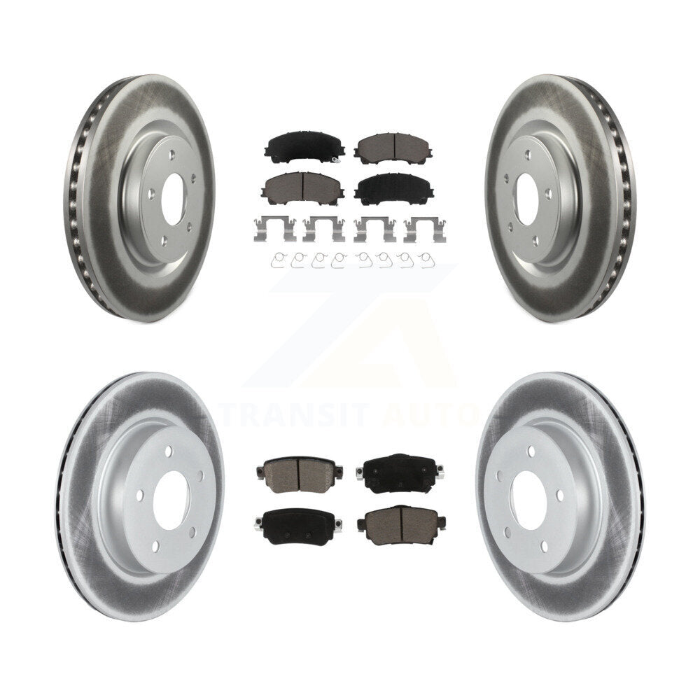 Transit Auto KGC-102420 Disc Brake Kit for 2019 Nissan Rogue - Front and Rear