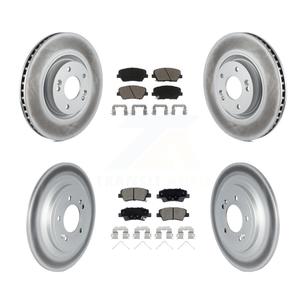 Transit Auto KGC-102421 Disc Brake Kit for 2019-2020 Hyundai Nexo - Front and Rear
