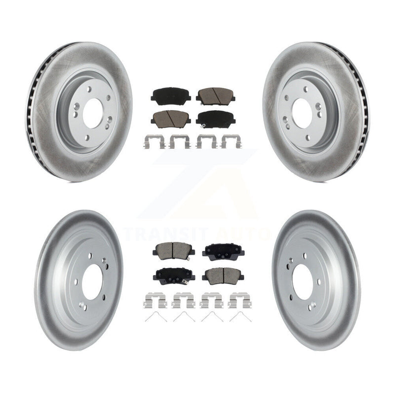 Transit Auto KGC-102421 Disc Brake Kit for 2019-2020 Hyundai Nexo - Front and Rear