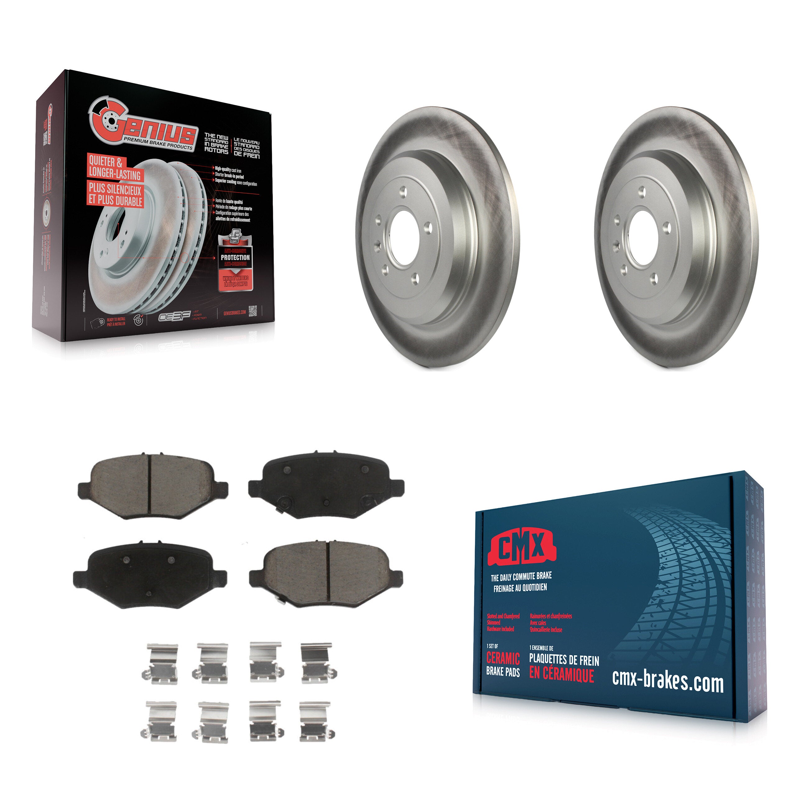 Transit Auto KGC-102428 Disc Brake Kit for 2015 Ford Explorer - Rear