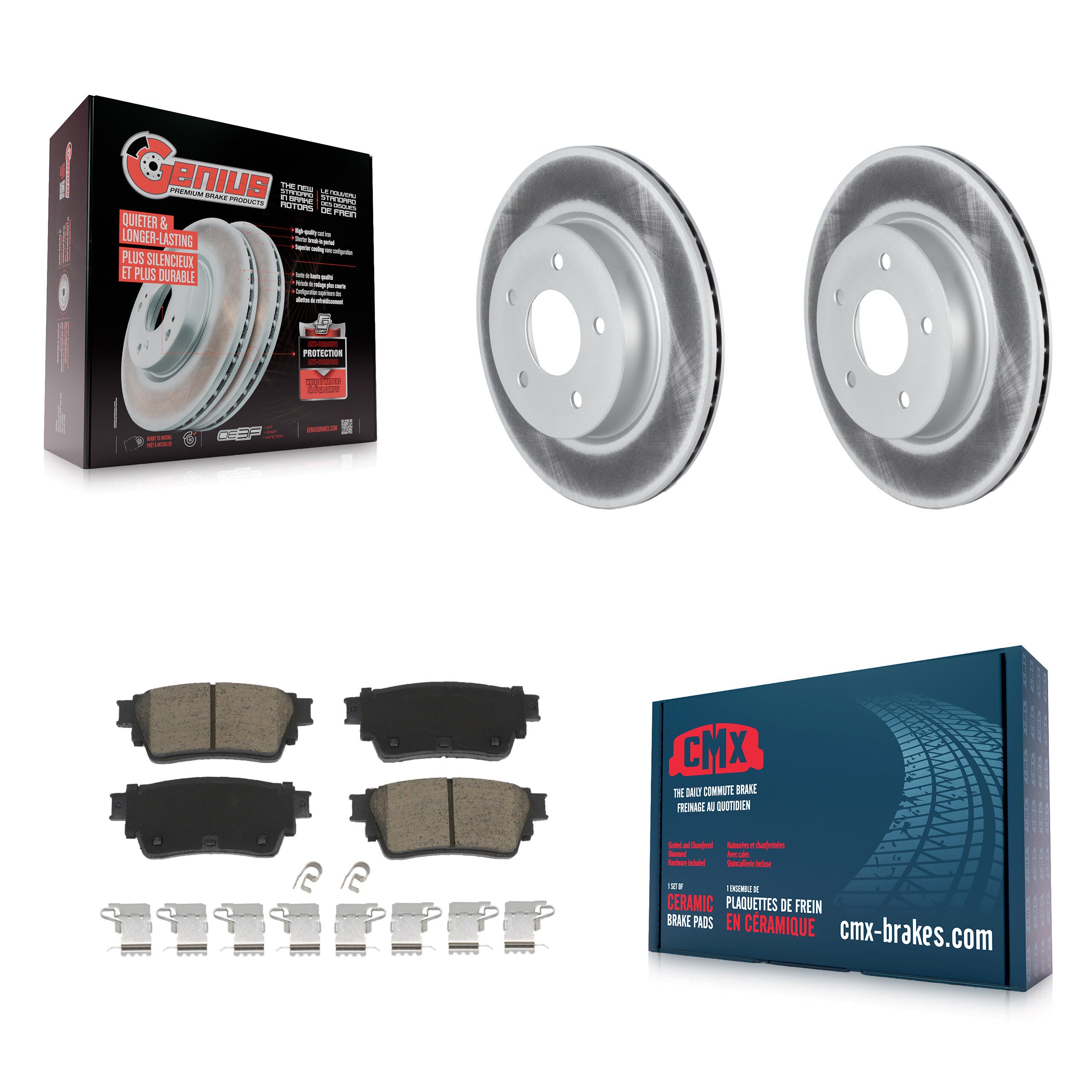 Transit Auto KGC-102450 Disc Brake Kit for 2021-2023 Nissan Rogue - Rear
