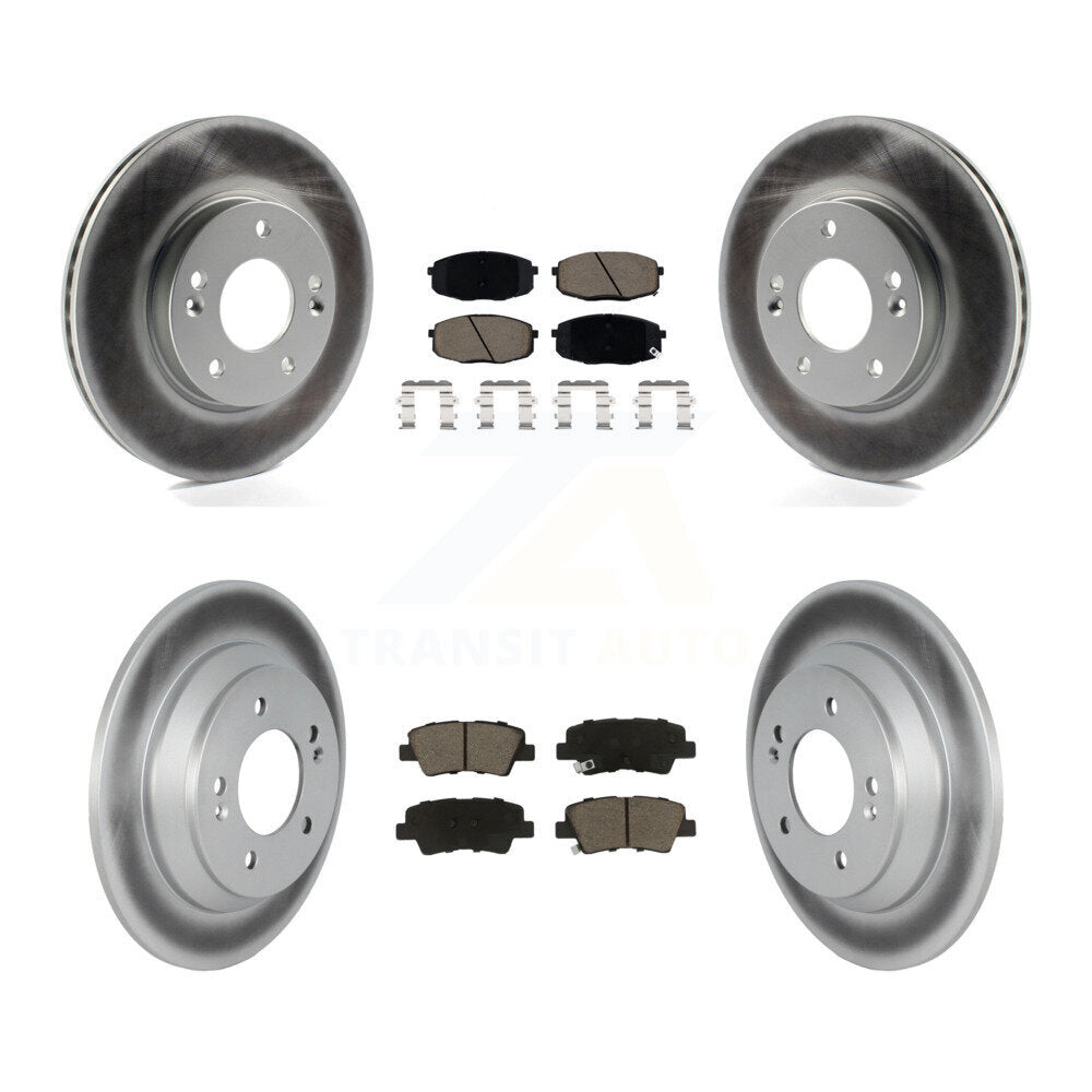 Transit Auto KGC-102451 Disc Brake Kit for 2022 Hyundai Kona - Front and Rear