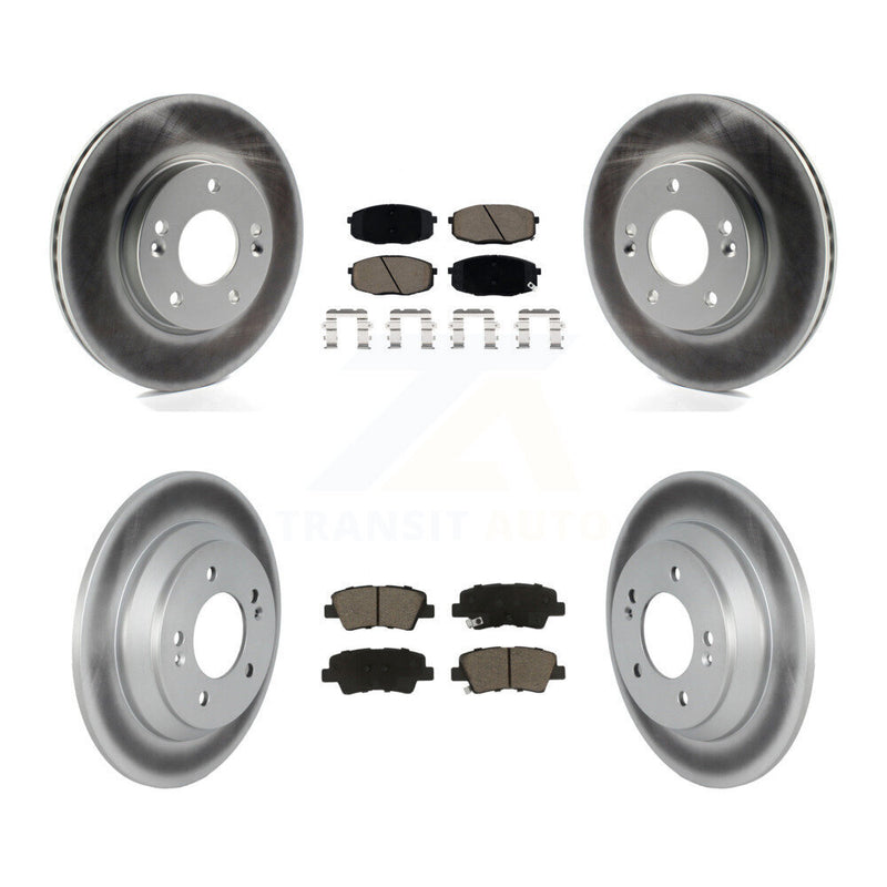 Transit Auto KGC-102451 Disc Brake Kit for 2022 Hyundai Kona - Front and Rear