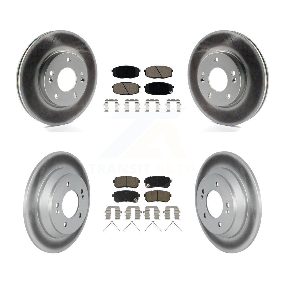 Transit Auto KGC-102452 Disc Brake Kit for 2022 Hyundai Kona - Front and Rear