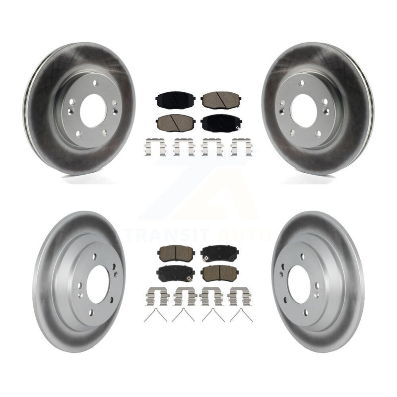 Transit Auto KGC-102452 Disc Brake Kit for 2022 Hyundai Kona - Front and Rear