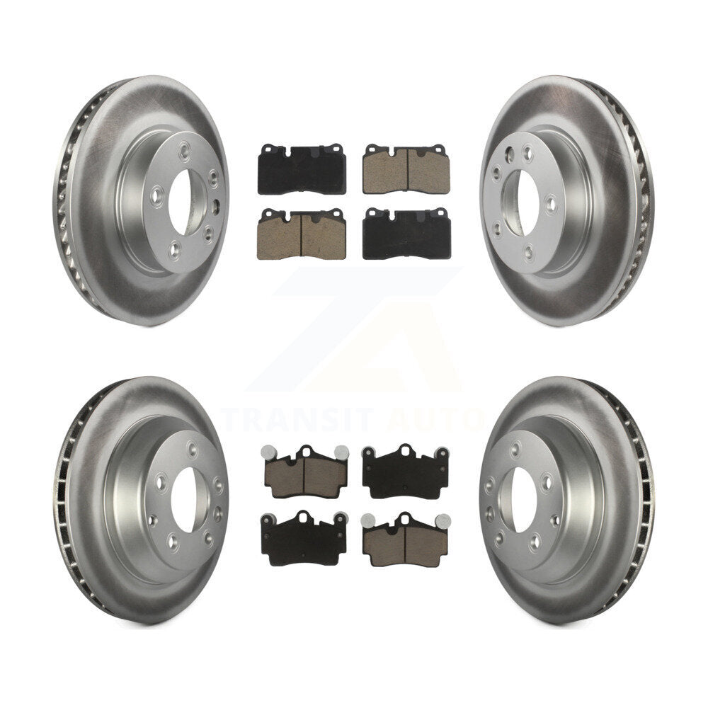 Transit Auto KGC-102453 Disc Brake Kit for 2008-2010 Volkswagen Touareg - Front and Rear