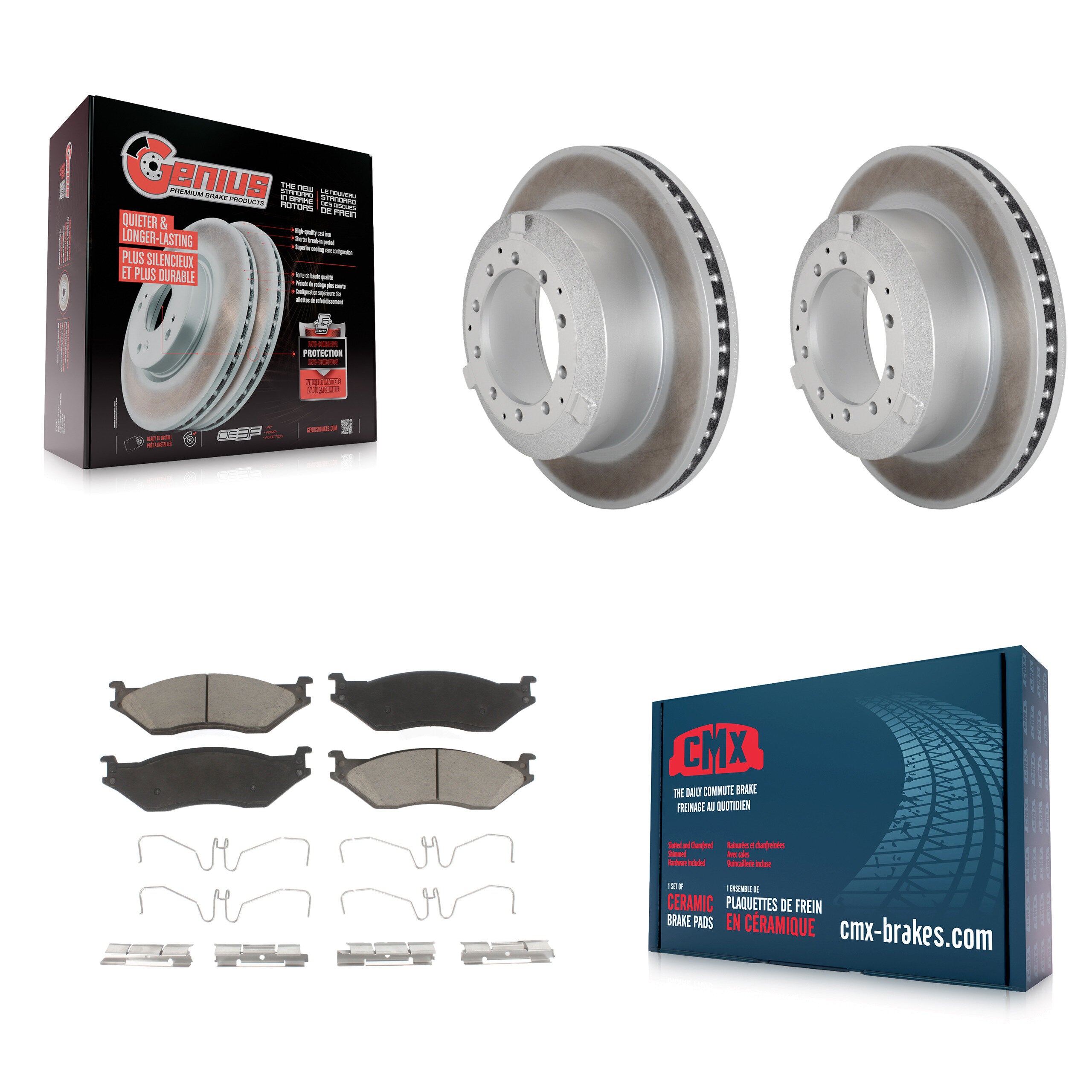 Transit Auto KGC-102463 Disc Brake Kit for 2010-2018 IC Corporation AE School Bus, IC Corporation AC Commercial Bus, International TerraStar - Front