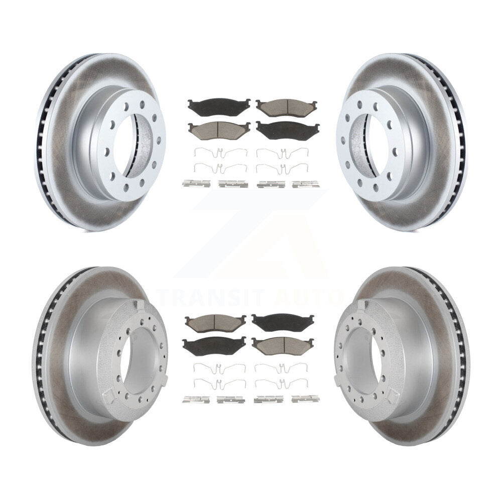 Transit Auto KGC-102466 Disc Brake Kit for 2005-2016 Ford F-450 Super Duty, International CF500 and More - Front and Rear