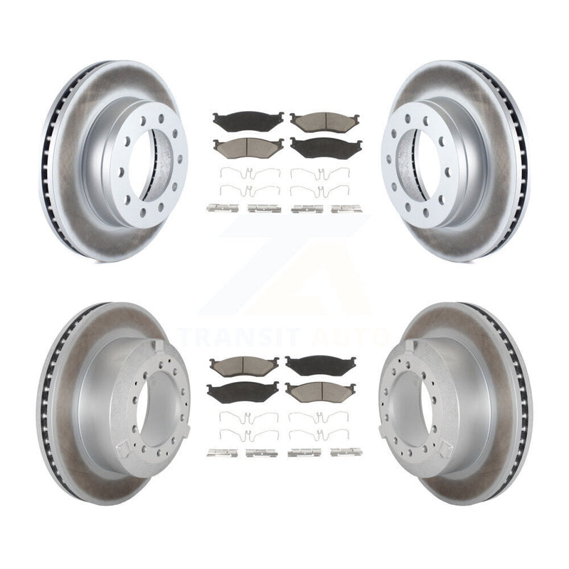Transit Auto KGC-102466 Disc Brake Kit for 2005-2016 Ford F-450 Super Duty, International CF500 and More - Front and Rear