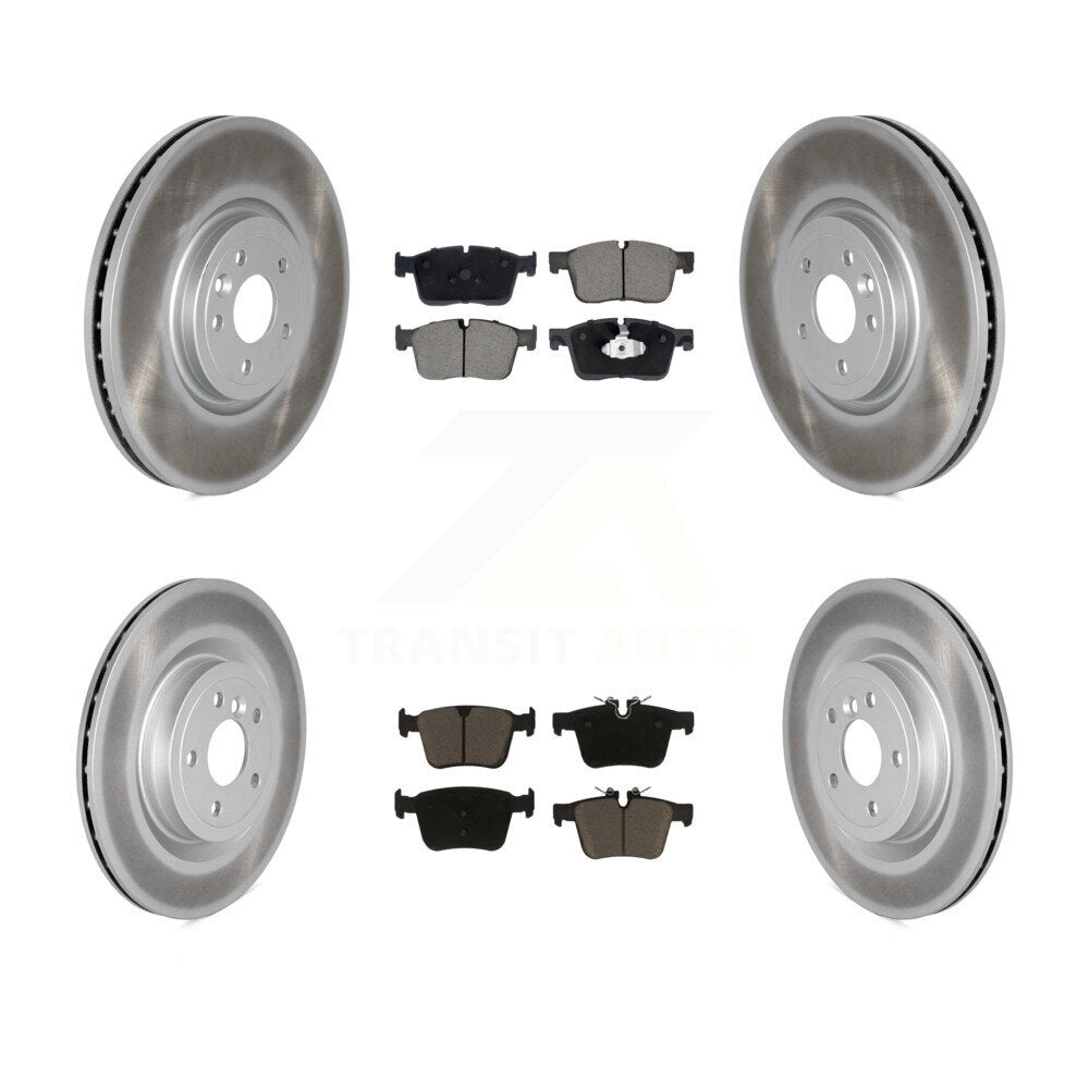 Transit Auto KGC-102474 Disc Brake Kit for 2016-2020 Jaguar XF, Jaguar XE - Front and Rear