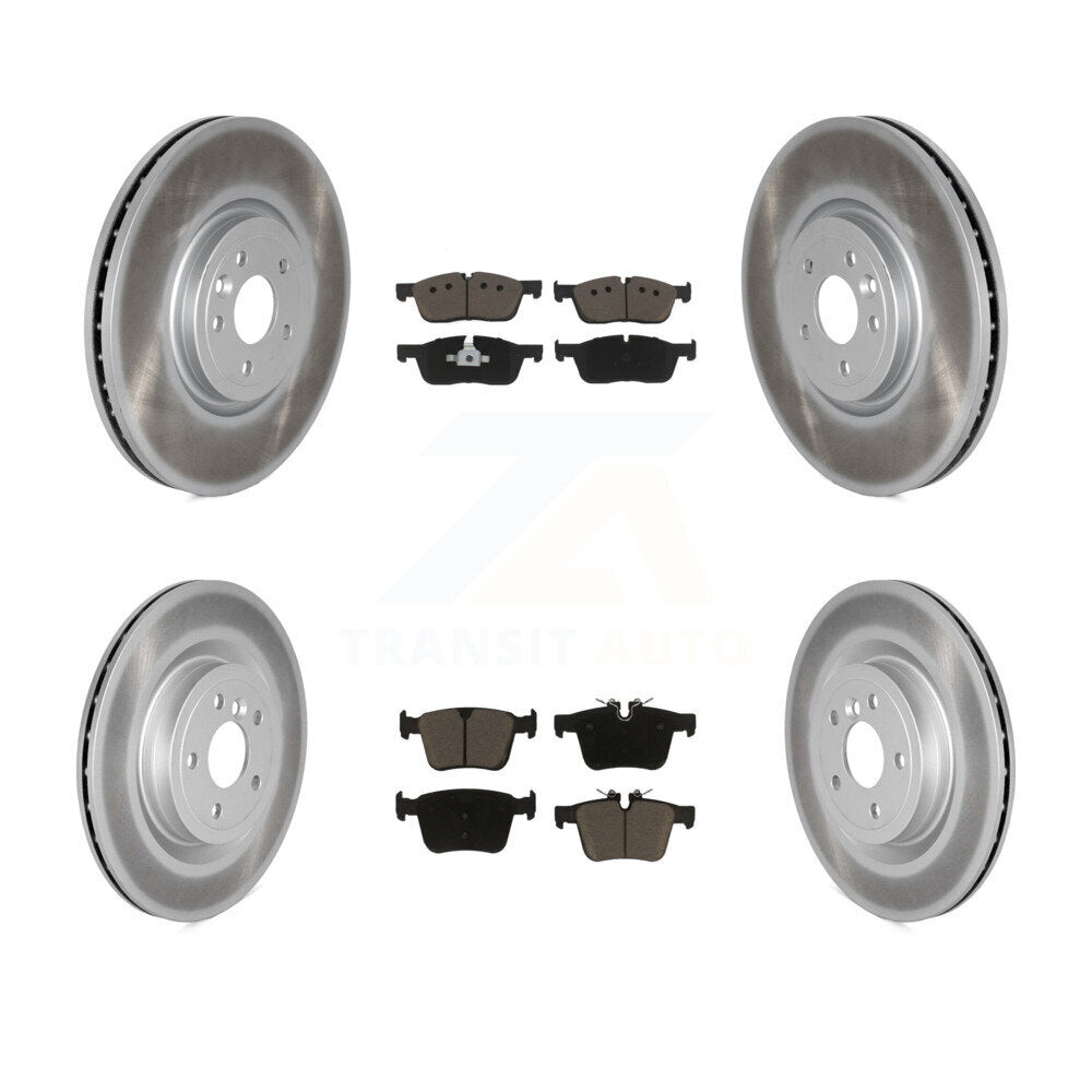 Transit Auto KGC-102475 Disc Brake Kit for 2019 Jaguar XF - Front and Rear