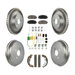 Transit Auto KGC-102481 Disc Brake Kit for 2014-2018 Toyota Yaris - Front and Rear
