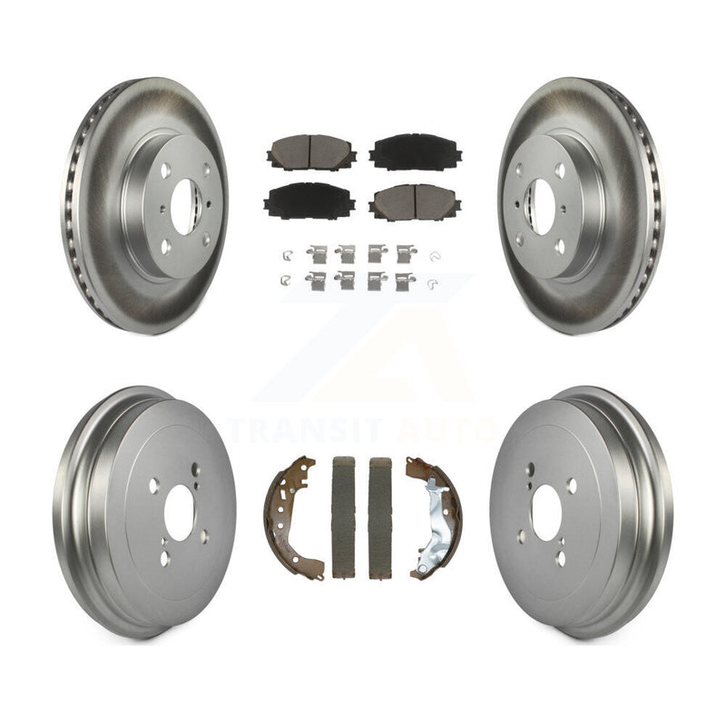 Transit Auto KGC-102482 Disc Brake Kit for 2014-2018 Toyota Yaris - Front and Rear