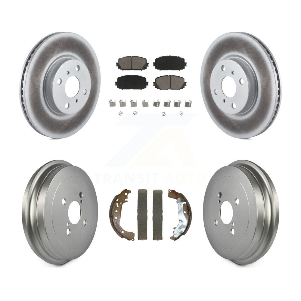 Transit Auto KGC-102483 Disc Brake Kit for 2015-2018 Toyota Yaris - Front and Rear