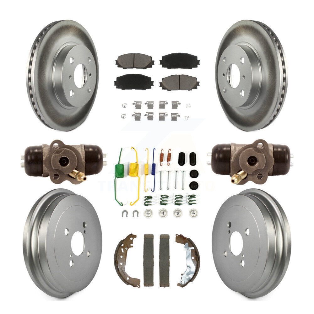 Transit Auto KGC-102486 Disc Brake Kit for 2014-2018 Toyota Yaris - Front and Rear