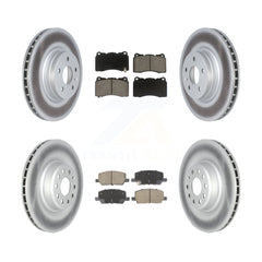 Transit Auto KGC-102487 Disc Brake Kit for 2017-2019 Tesla S, Tesla X - Front and Rear