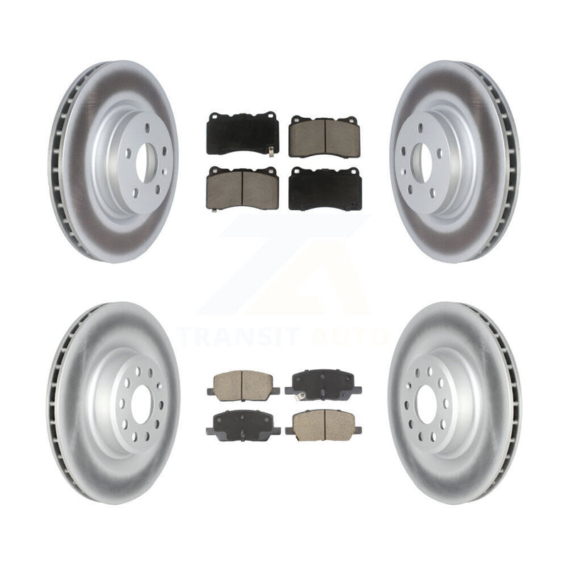 Transit Auto KGC-102487 Disc Brake Kit for 2017-2019 Tesla S, Tesla X - Front and Rear