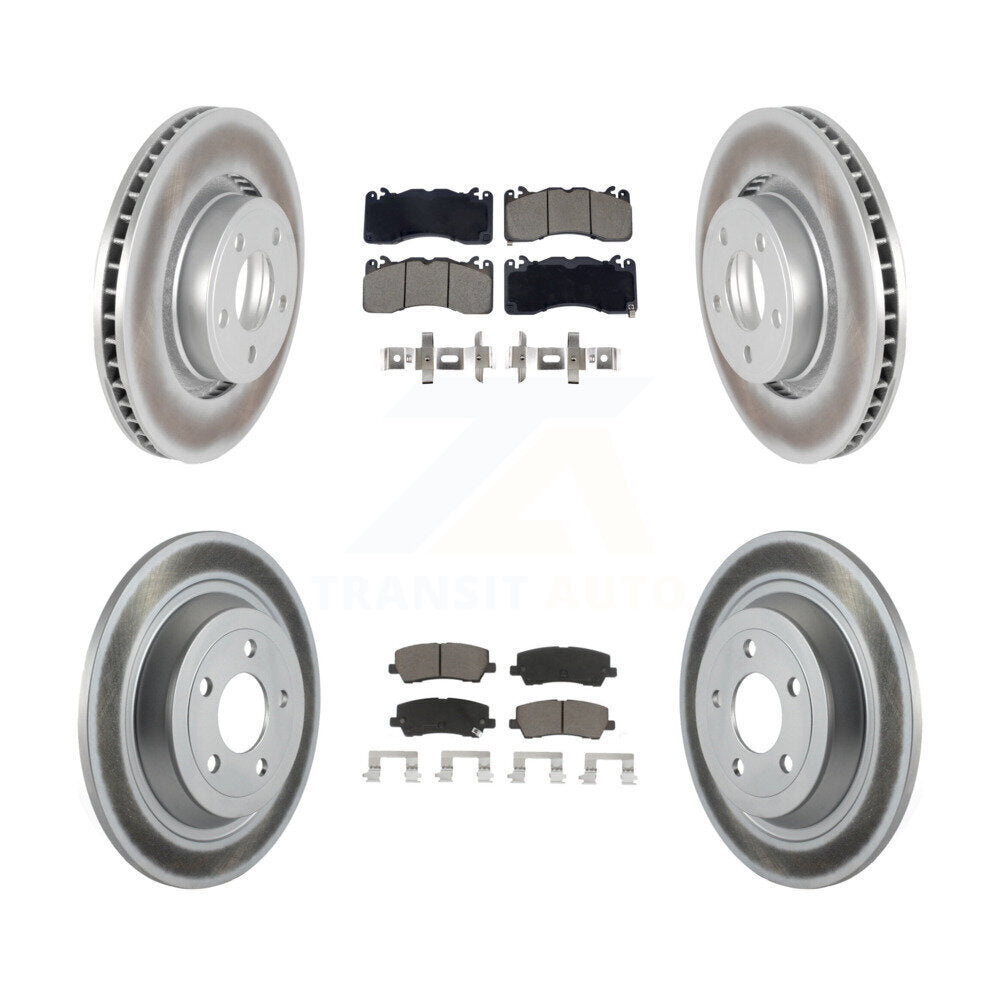 Transit Auto KGC-102489 Disc Brake Kit for 2015 Ford Mustang - Front and Rear