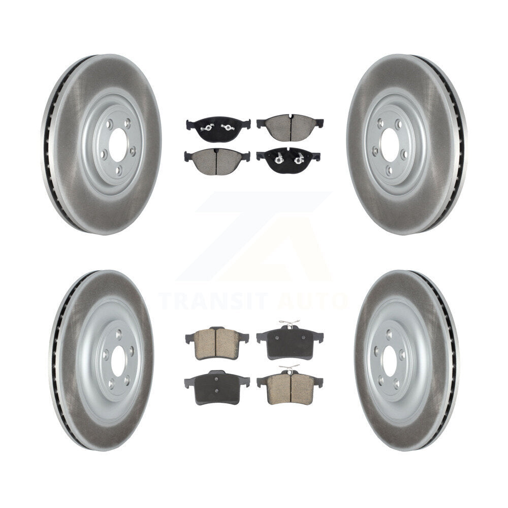 Transit Auto KGC-102492 Disc Brake Kit for 2010-2016 Jaguar XJ, Jaguar XJR and More - Front and Rear