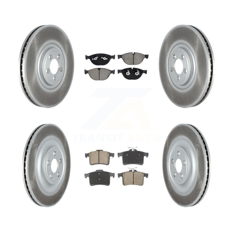 Transit Auto KGC-102492 Disc Brake Kit for 2010-2016 Jaguar XJ, Jaguar XJR and More - Front and Rear
