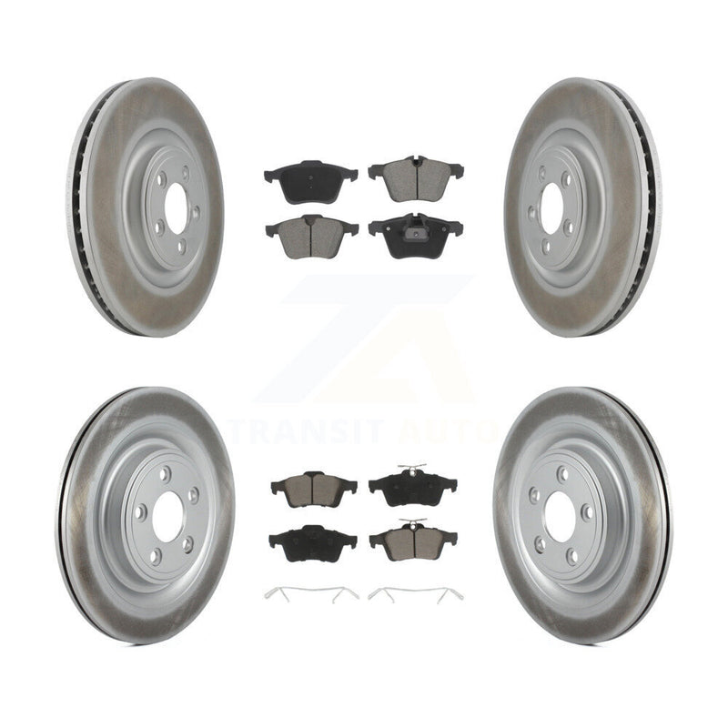 Transit Auto KGC-102493 Disc Brake Kit for 2006-2016 Jaguar XJ, Jaguar XF and More - Front and Rear