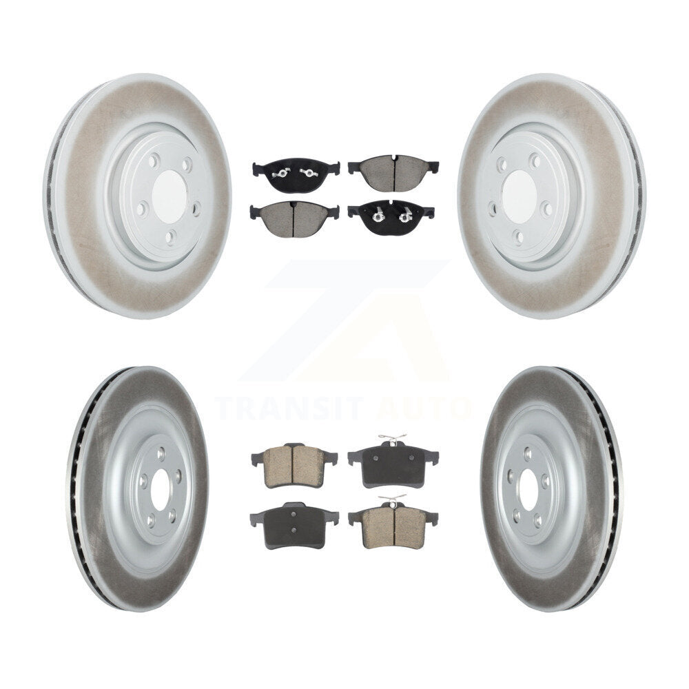 Transit Auto KGC-102495 Disc Brake Kit for 2010 Jaguar XF - Front and Rear